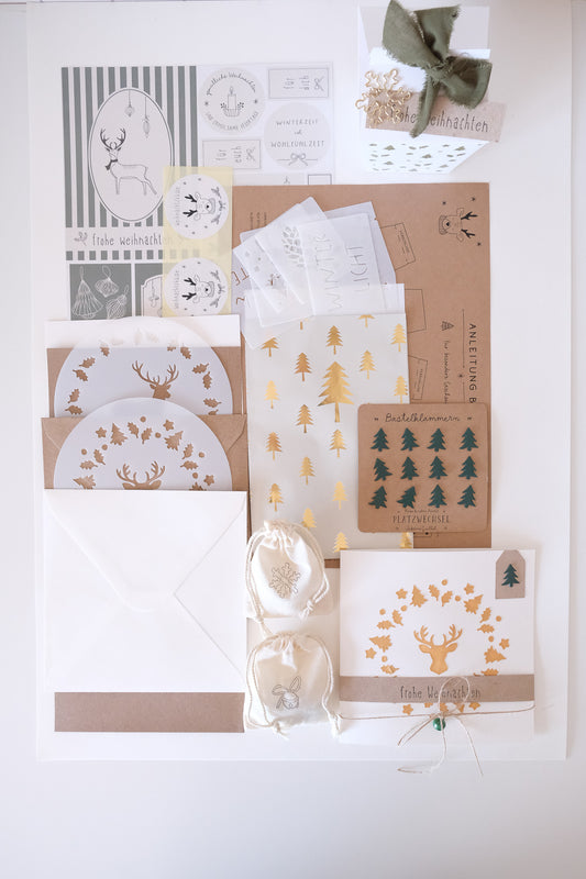 Karten Set | Wald Weihnachten | Weihnachtskarten