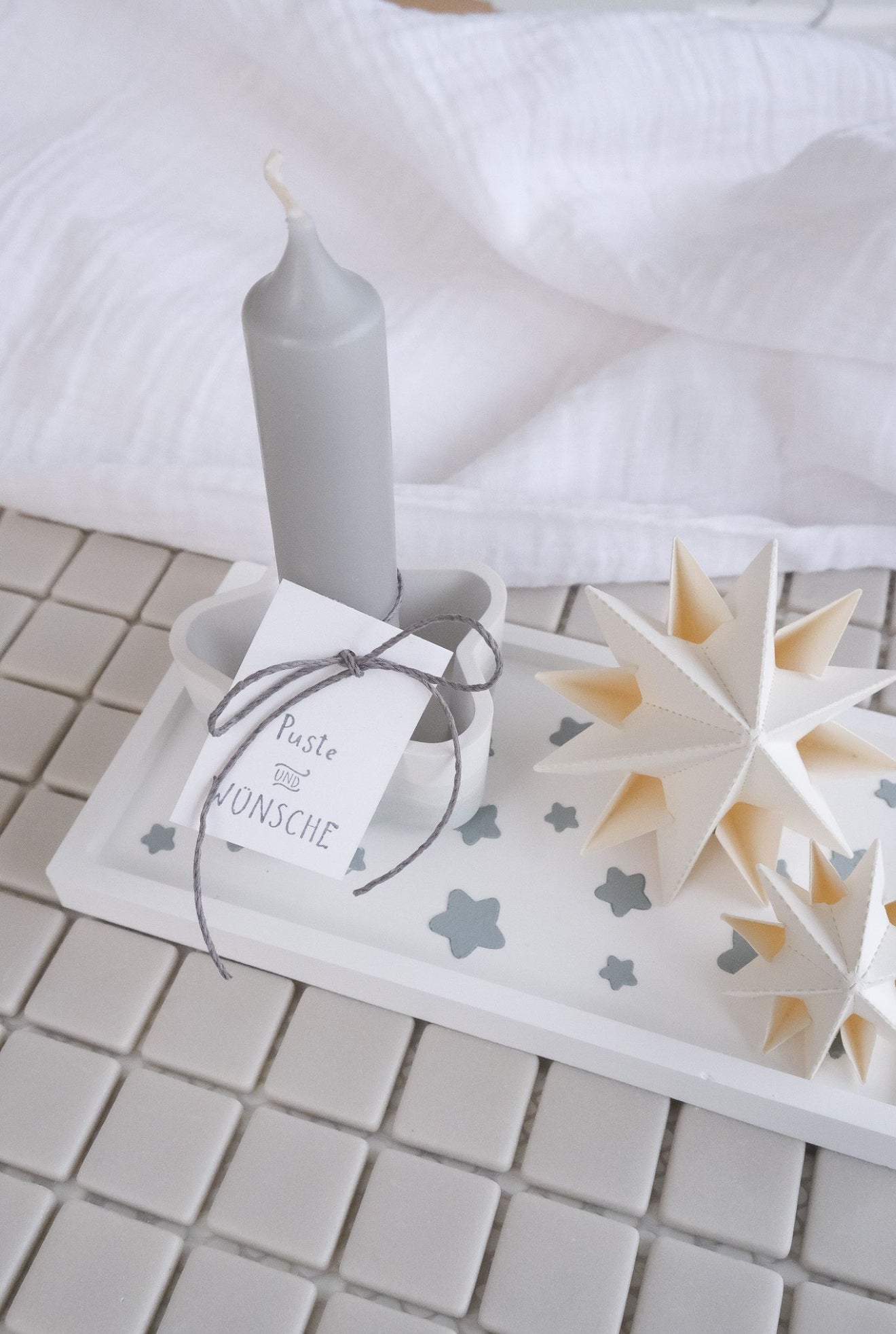 Holzstempel |  Puste und Wünsche | 3 x 3 cm