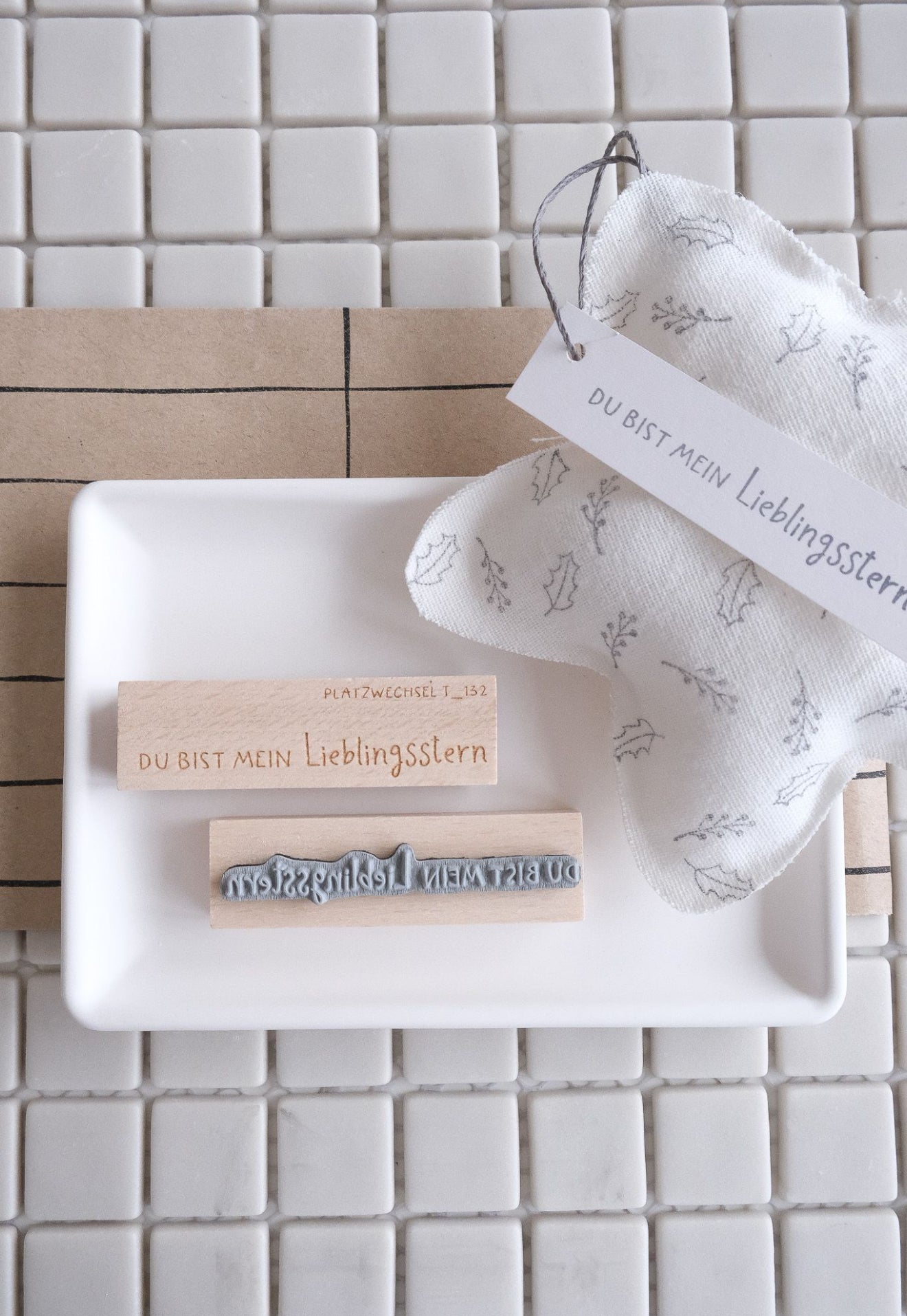 Textstempel | Lieblingsstern | 7 cm