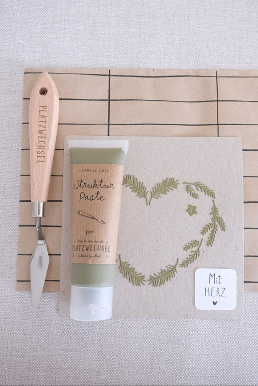 Strukturpaste | Olivgrün | 50ml