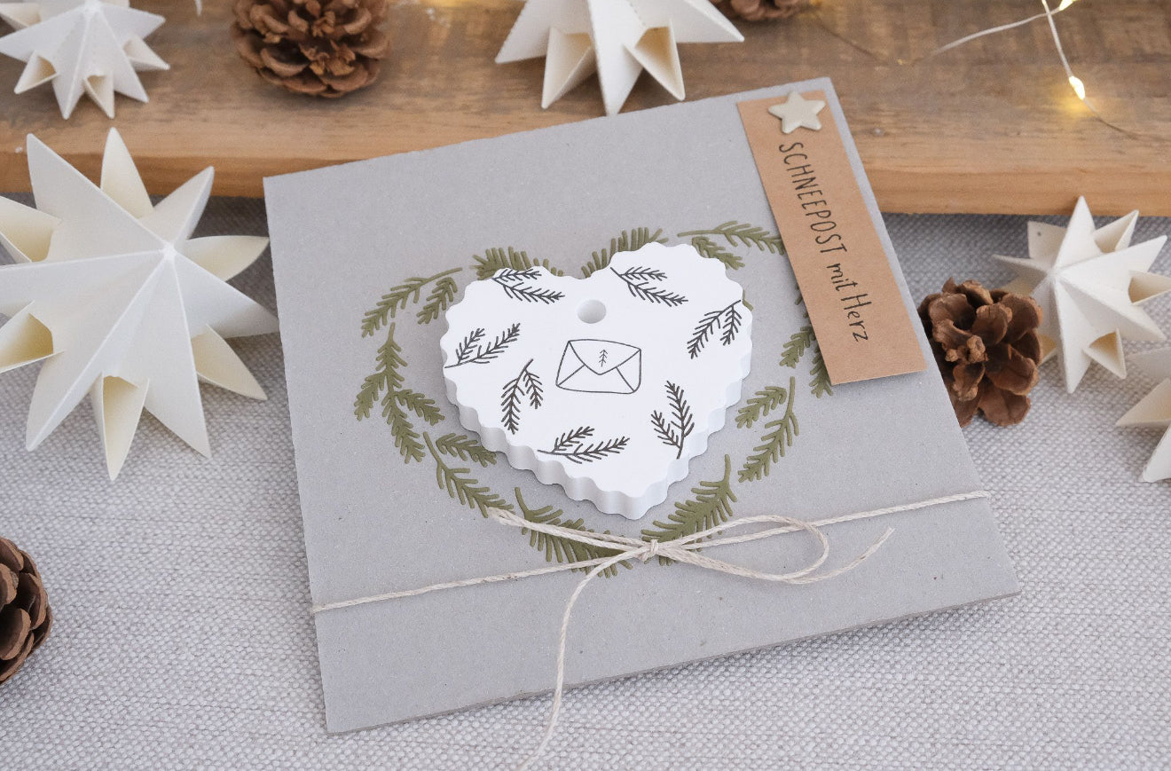 Ministempel | Tannenzweig | ø 2 cm