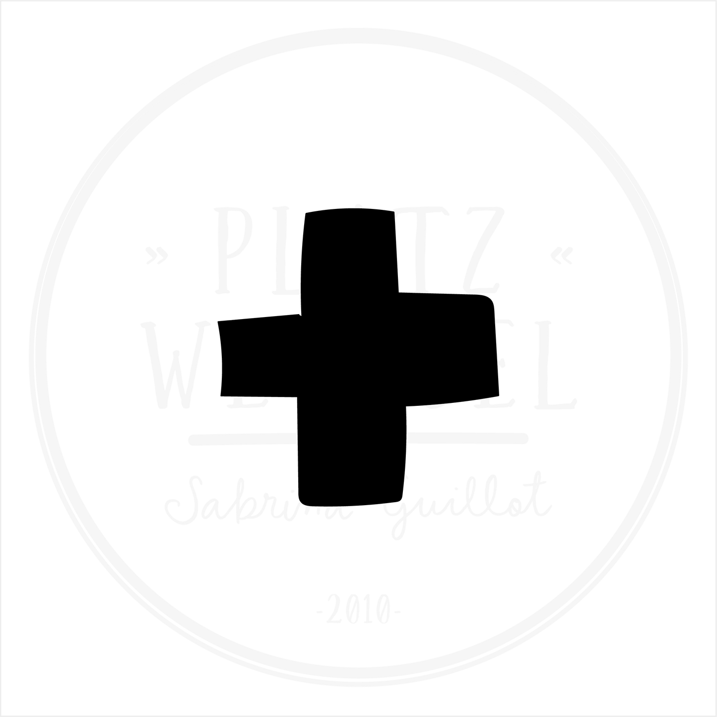 VORVERKAUF | Ministempel | Kreuz | 1,5 cm ø