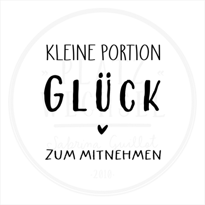 Holzstempel | Glück | 5 x 5 cm