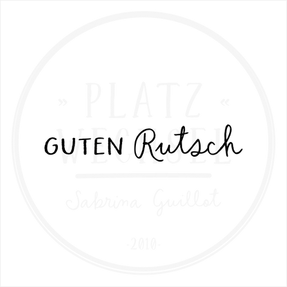 Textstempel | Guten Rutsch | 7 cm
