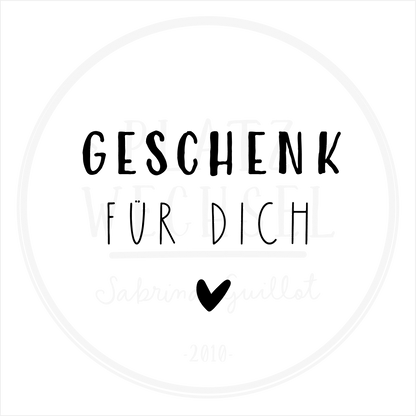 VORVERKAUF | Holzstempel | Geschenk für dich | 5 x 5 cm