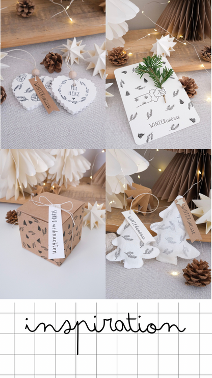 Stempel Set | Box Winter Nr. 3 | 12 Stempel