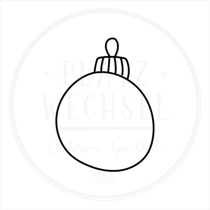 Holzstempel |  Kugel | 5 x 5 cm