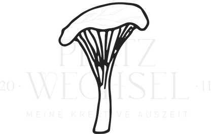 Motiv Pfifferling mit Wasserzeichen