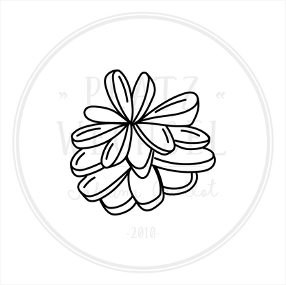 Holzstempel | Tannenzapfen | 3 x 3 cm