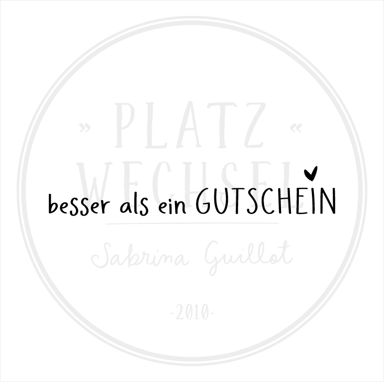 Textstempel |  besser als ein Gutschein | 7 cm