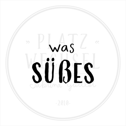 Holzstempel | was süßes | 3 x 3 cm