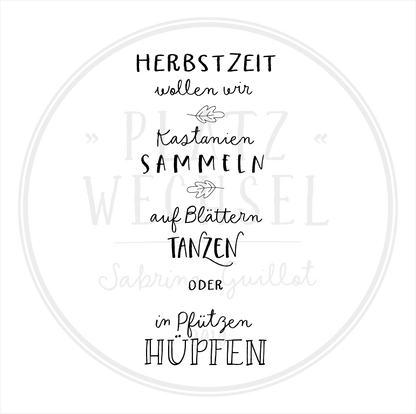 Holzstempel | "Wollen wir..." | 3 x 6 cm