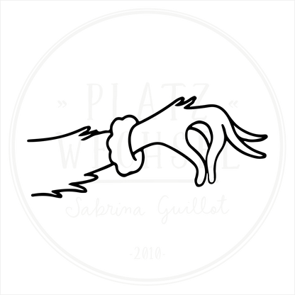 Holzstempel | Weihnachtsmuffel Arm | 5 x 8 cm
