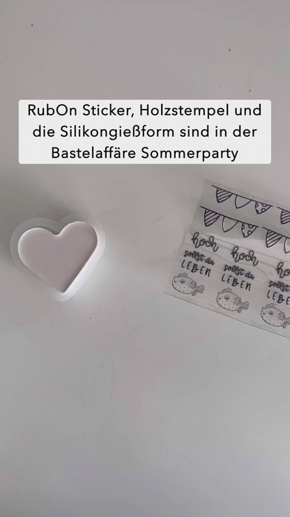 Silikongießform | Herz | 5 cm