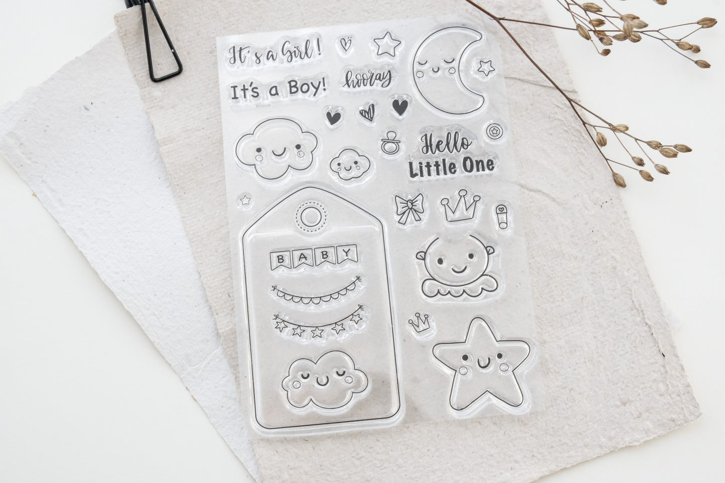 Clear Stamp Set | Baby Wolke | A6